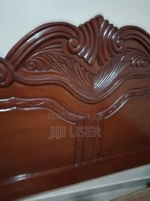 Strong 5 by 6 Mahogany Bed With a Bobmil Amara Mattress