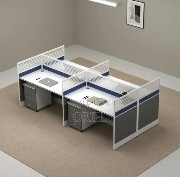 Office Workstation : Office Modular Staff Workstation for 4 - thumbnail 6