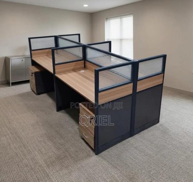 Office Workstation : Office Modular Staff Workstation for 4 - thumbnail 13