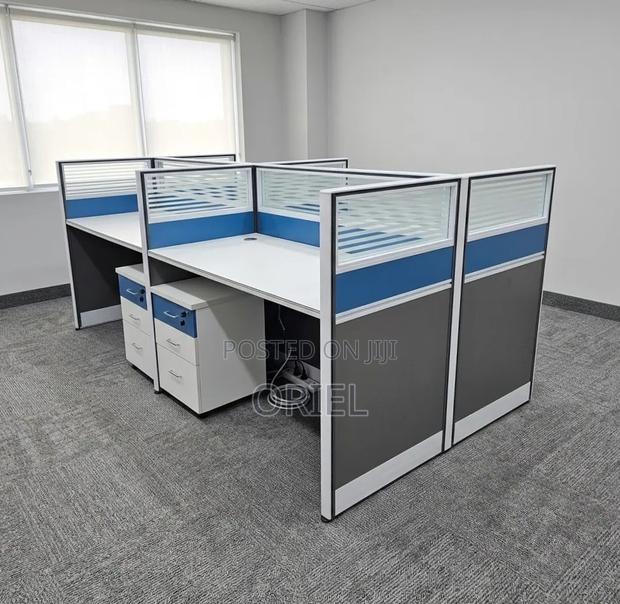 Office Workstation : Office Modular Staff Workstation for 4 - thumbnail 14