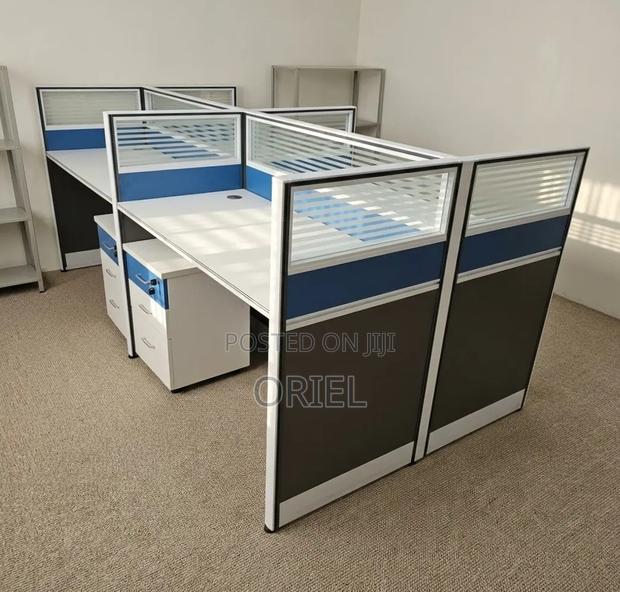 Office Workstation : Office Modular Staff Workstation for 4 - thumbnail 15