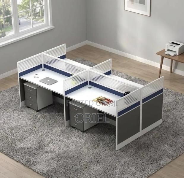 Office Workstation : Office Modular Staff Workstation for 4 - thumbnail 19