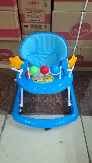 Simple Baby Walker With Hanging Toys Melodies