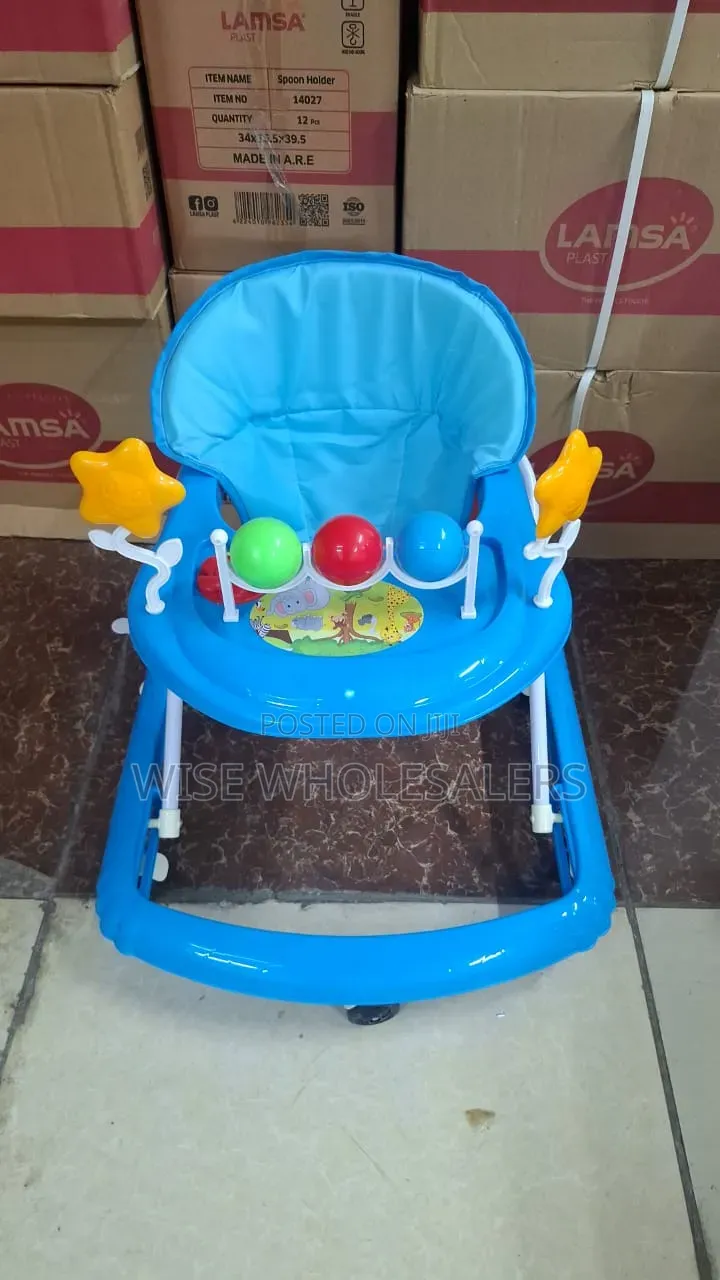 Simple Baby Walker With Hanging Toys Melodies