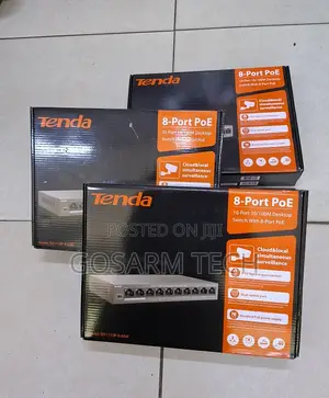 New Tenda TEF1110P 8-Port PoE Switch for CCTV IP Cameras