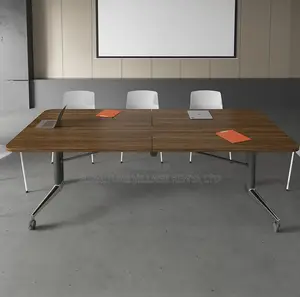 Boardroom Table; 240 CM Foldable Office Staff Meeting Table