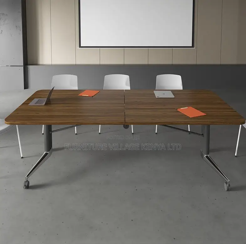 Boardroom Table; 240 CM Foldable Office Staff Meeting Table