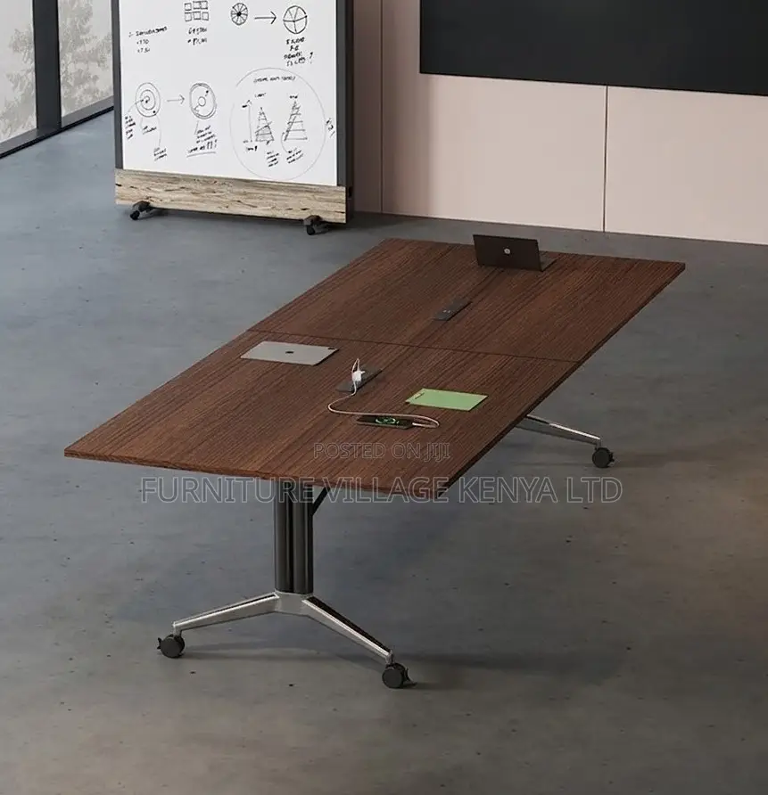 Boardroom Table; 240 CM Foldable Office Staff Meeting Table