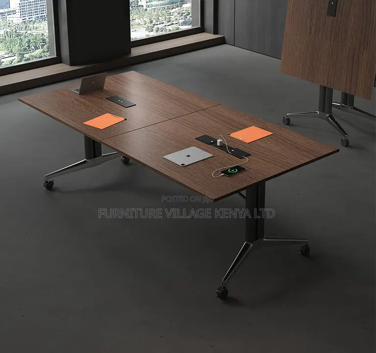 Boardroom Table; 240 CM Foldable Office Staff Meeting Table