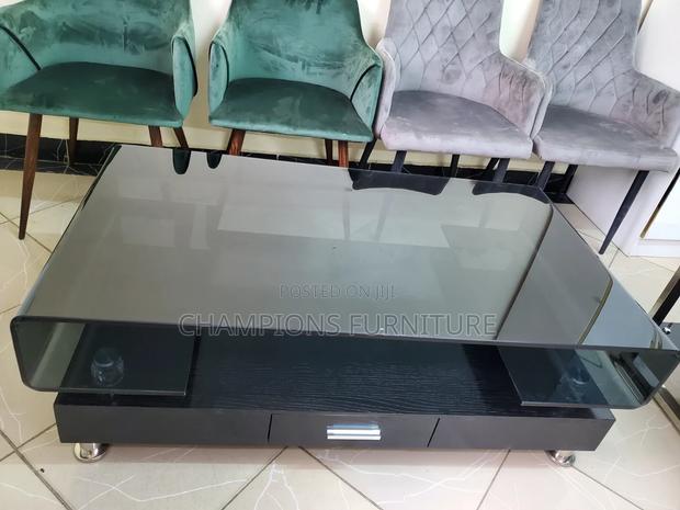 Nexus Tinted Glass Coffee Table - thumbnail 3