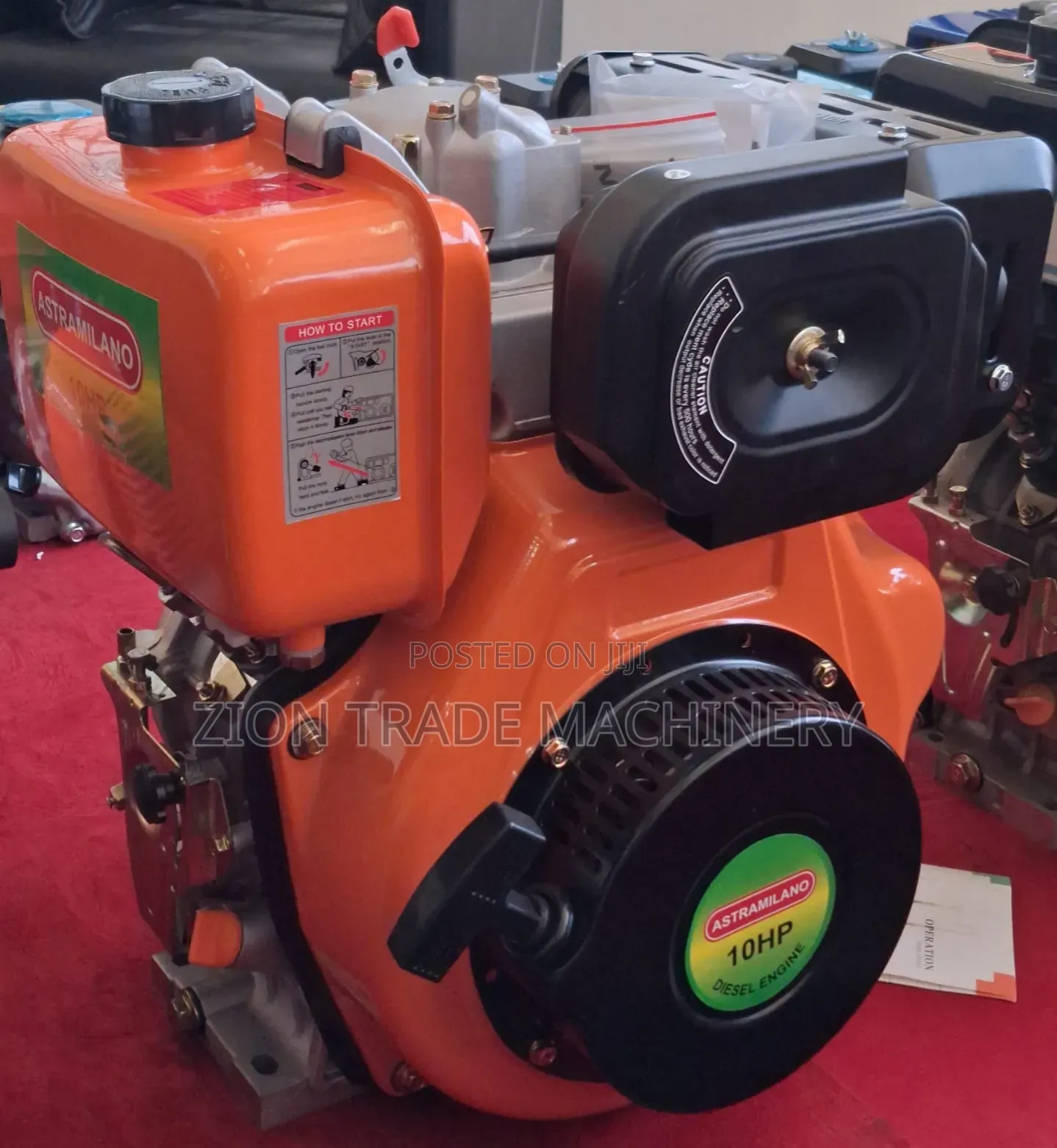 Astramilano 10hp Air Cool Engine