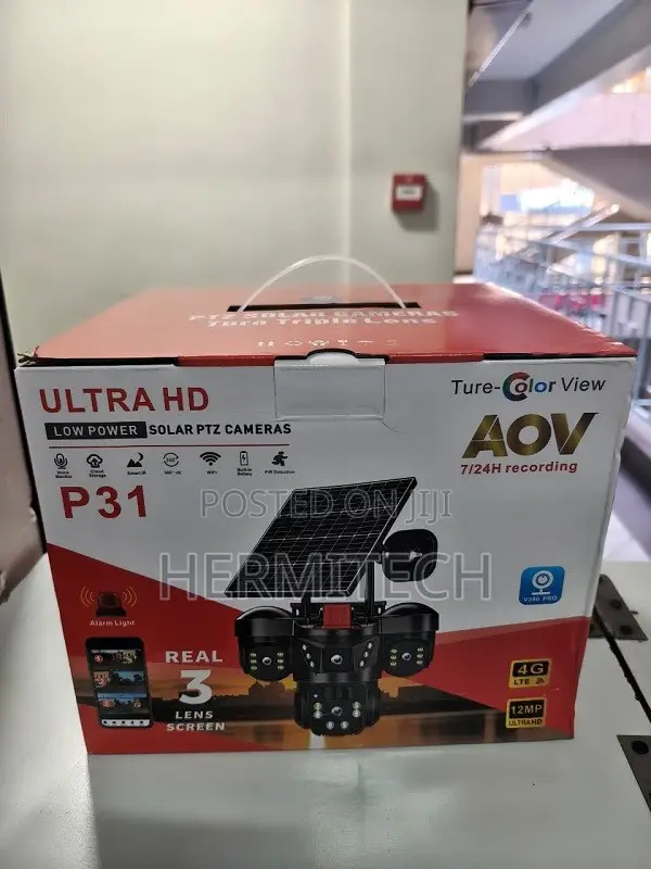 Smart Triple Lens 4G Solar Camera for Wide Area Security
