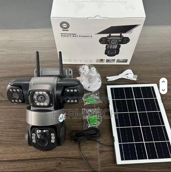 V380 4G Triple Lens Camera With Intelligent Monitoring
