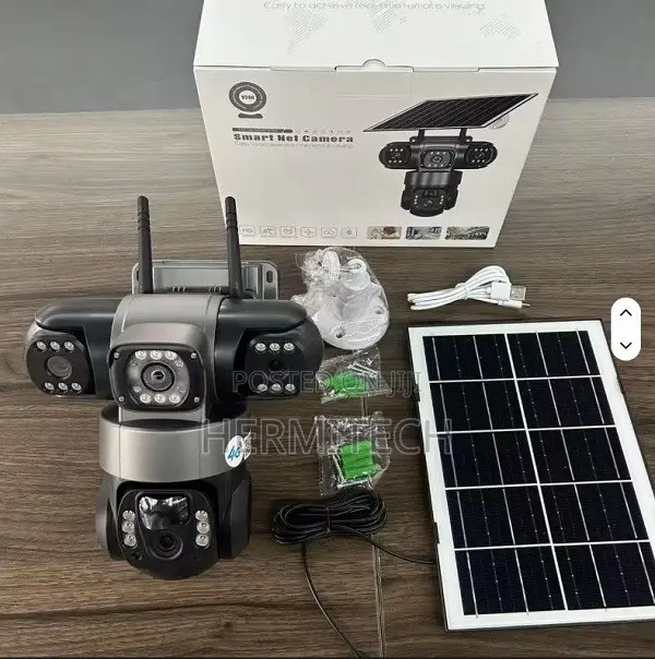 V380 4G Triple Lens Camera With Intelligent Monitoring