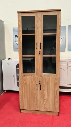 Wooden Office Display and Fikes Cabinet