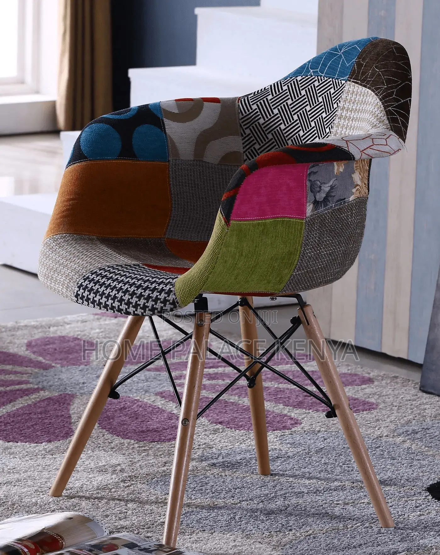 Porch Chair; Modern Outdoor Porch Lounge Chair for Patio and Garden
