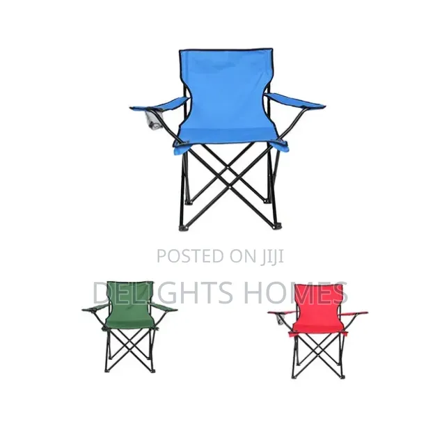 Camping Chairs, With Cup Holder Pouch