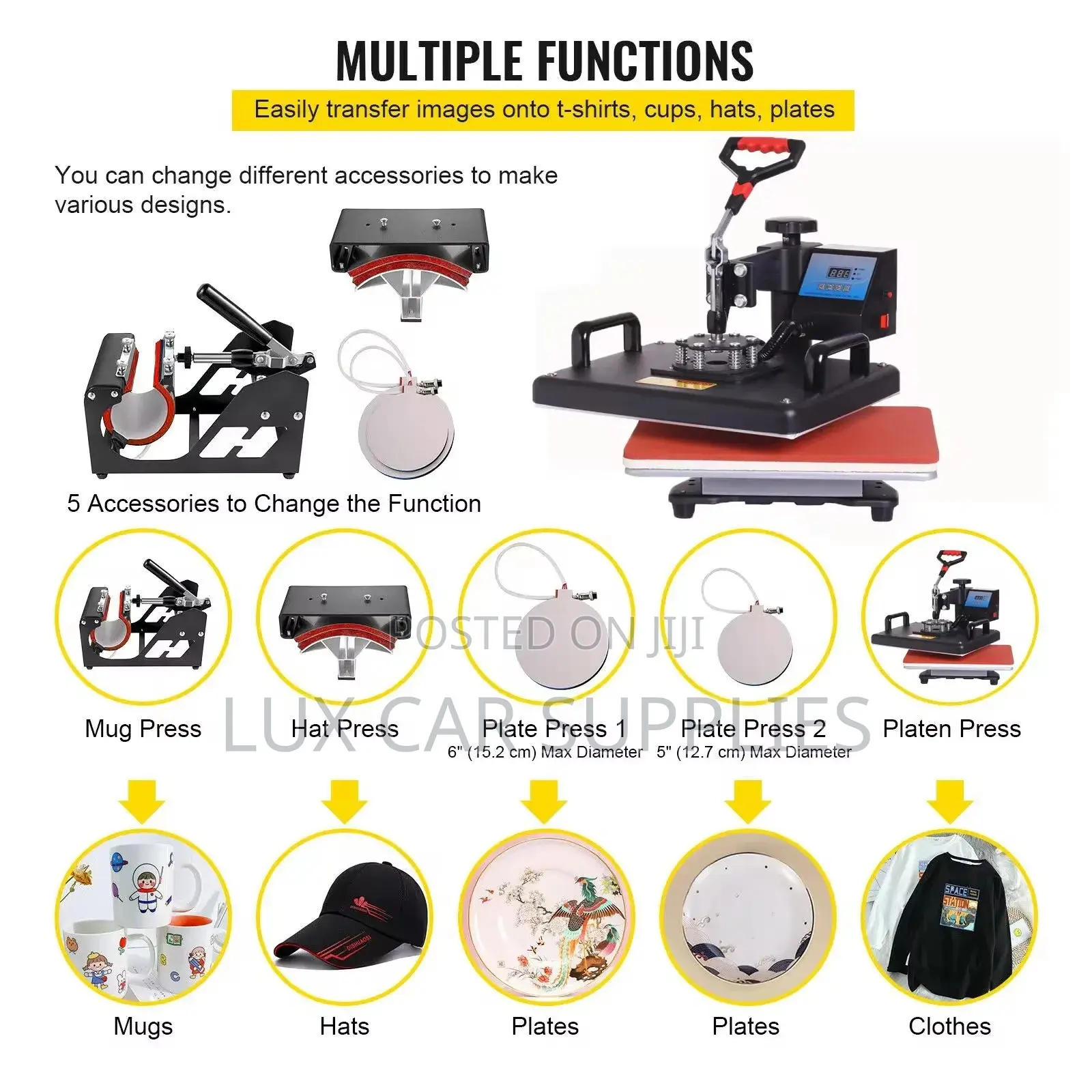 8 in 1Heat Press Machine Sublimation Machine T-Shirts