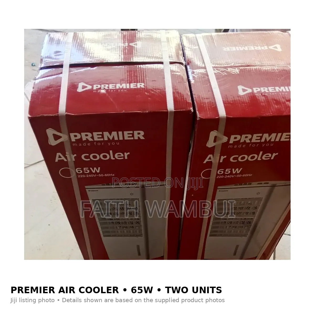 New Arrival Premier Air Cooler Machine 65 Watts