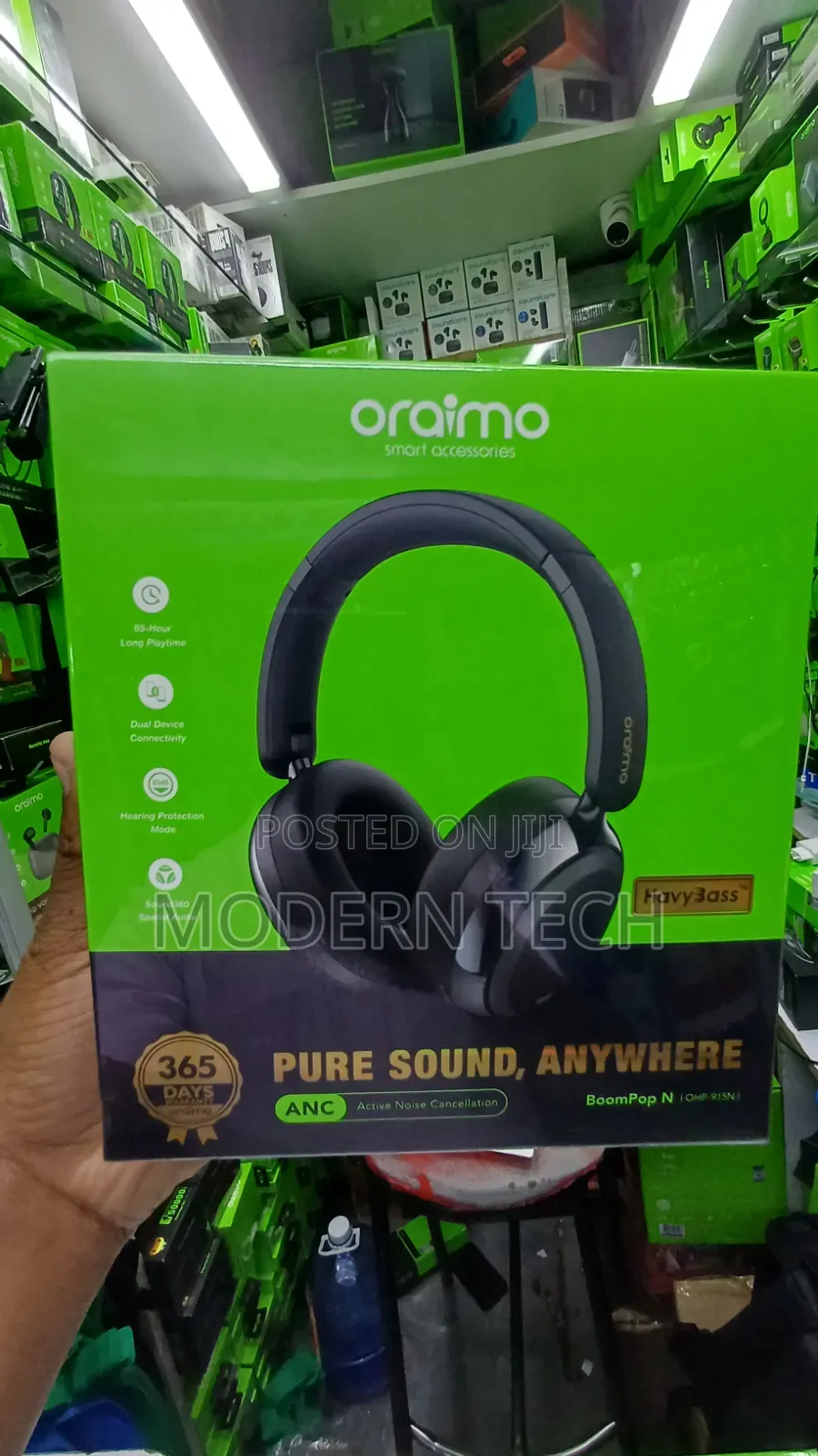 Oraimo BoomPop N 65hrs Playtime Headphones