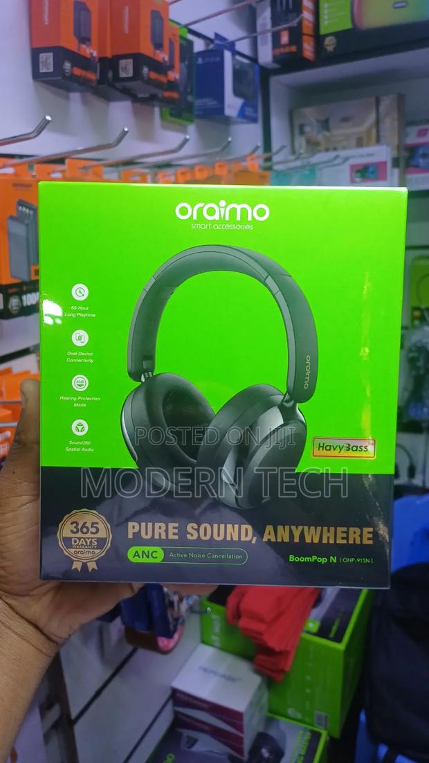Oraimo BoomPop N 65hrs Playtime Headphones - thumbnail 4