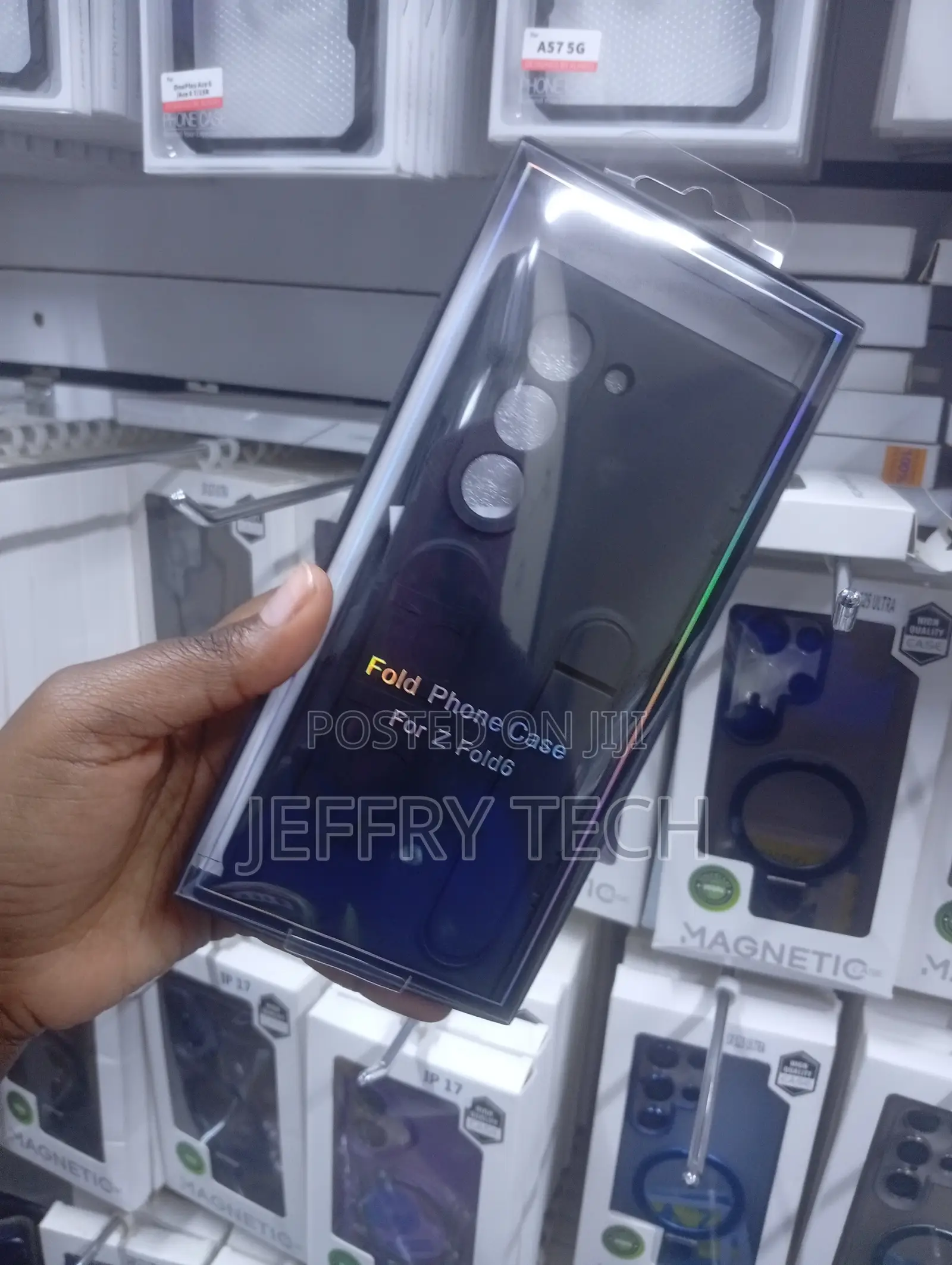 Samsung Galaxy Z Fold 6 Phone Case Camera Lens Protection Rings.