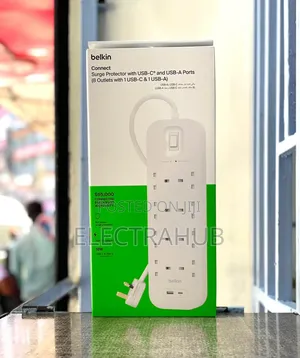 Belkin Surge Protector With USB-C USB a Ports With 8 Outlets