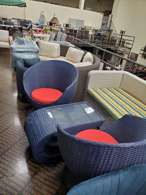 Sleek Rattan Lounge Set