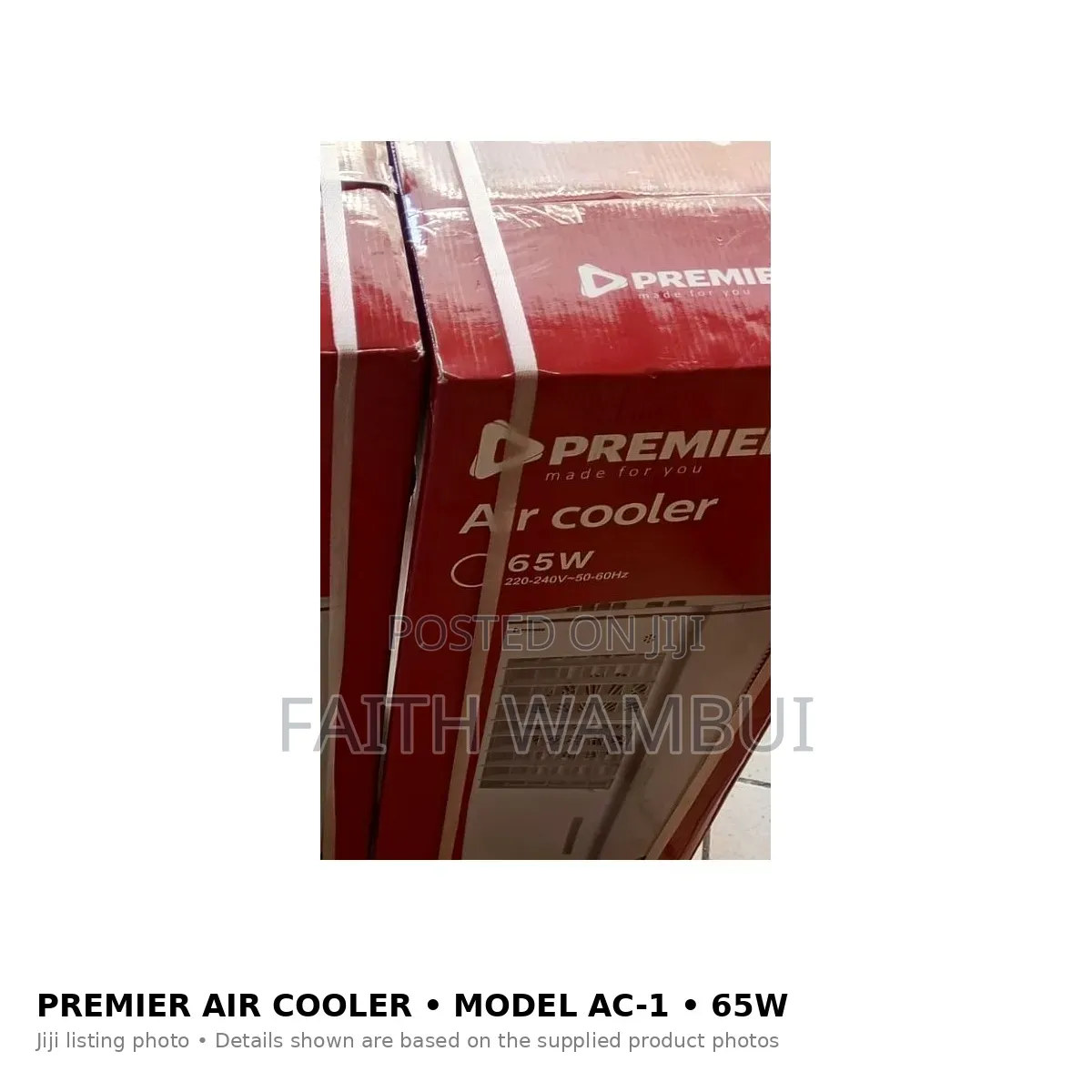 65 Watts Original Premier Air Cooler Machine Original