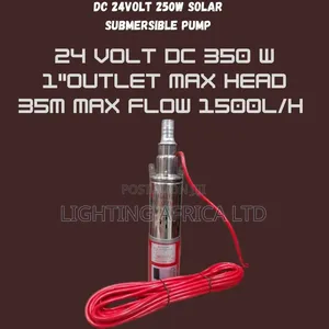 50 Meters Head - 250W Solar - 1.5m^3 Submersible Water Pump.
