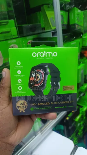 Oraimo Watch Nova 2 Air Ultra-Slim Watcha Nova 2 Air Amoled Watch