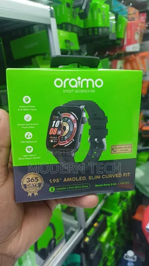 Oraimo Watch Nova 2 Air Ultra-Slim Watcha Nova 2 Air Amoled Watch