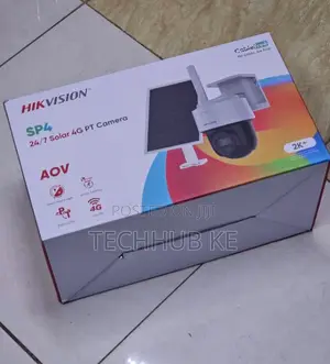 Hikvision SP4 Outdoor Solar 4G CCTV Camera With PTZ