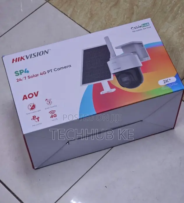 Hikvision SP4 Outdoor Solar 4G CCTV Camera With PTZ