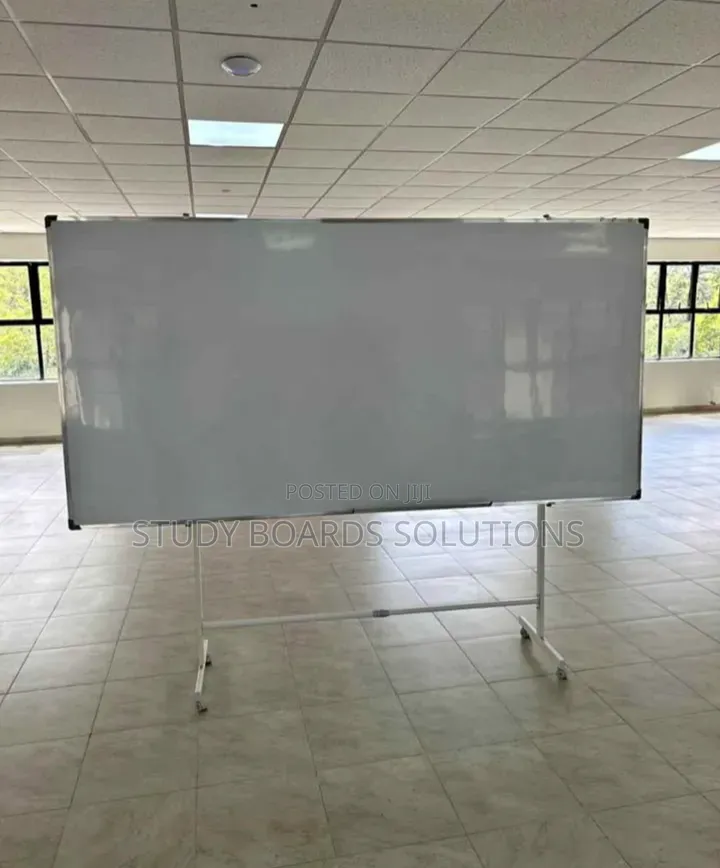 Extra-Large 8ft×4ft Mobile Whiteboard–Perfect for Classrooms Offices