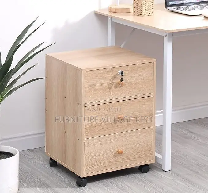 Office Cabinet: 3-Drawer Pedestrian Cabinet