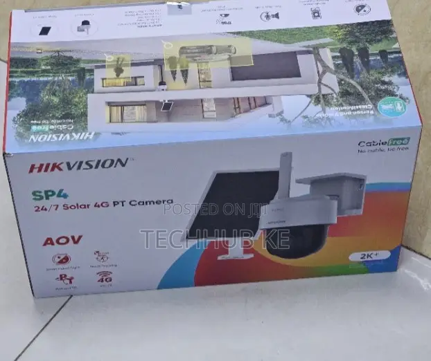 Hikvision 4G Solar PTZ Security Camera With Pan Tilt