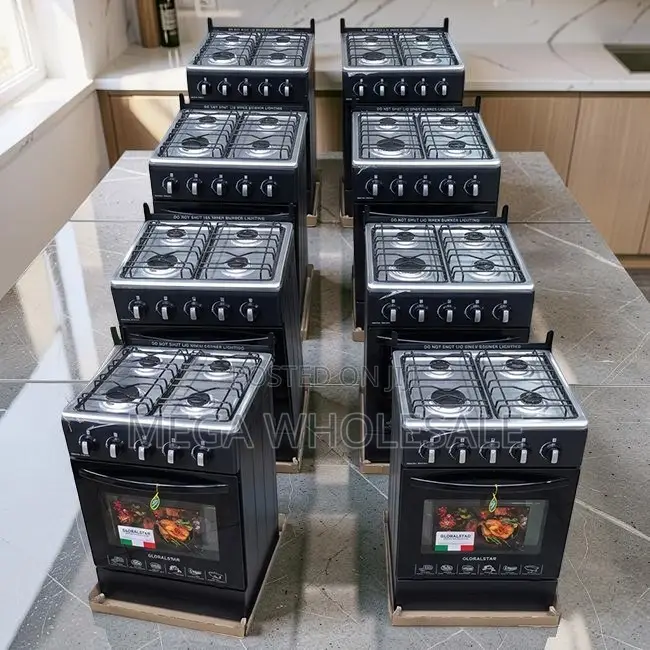 Factory Prices 4 Gas Full Gas Burners Free Standing Cookers
