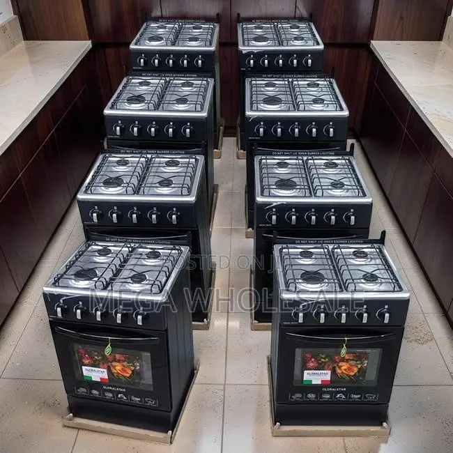 Factory Prices 4 Gas Full Gas Burners Free Standing Cookers