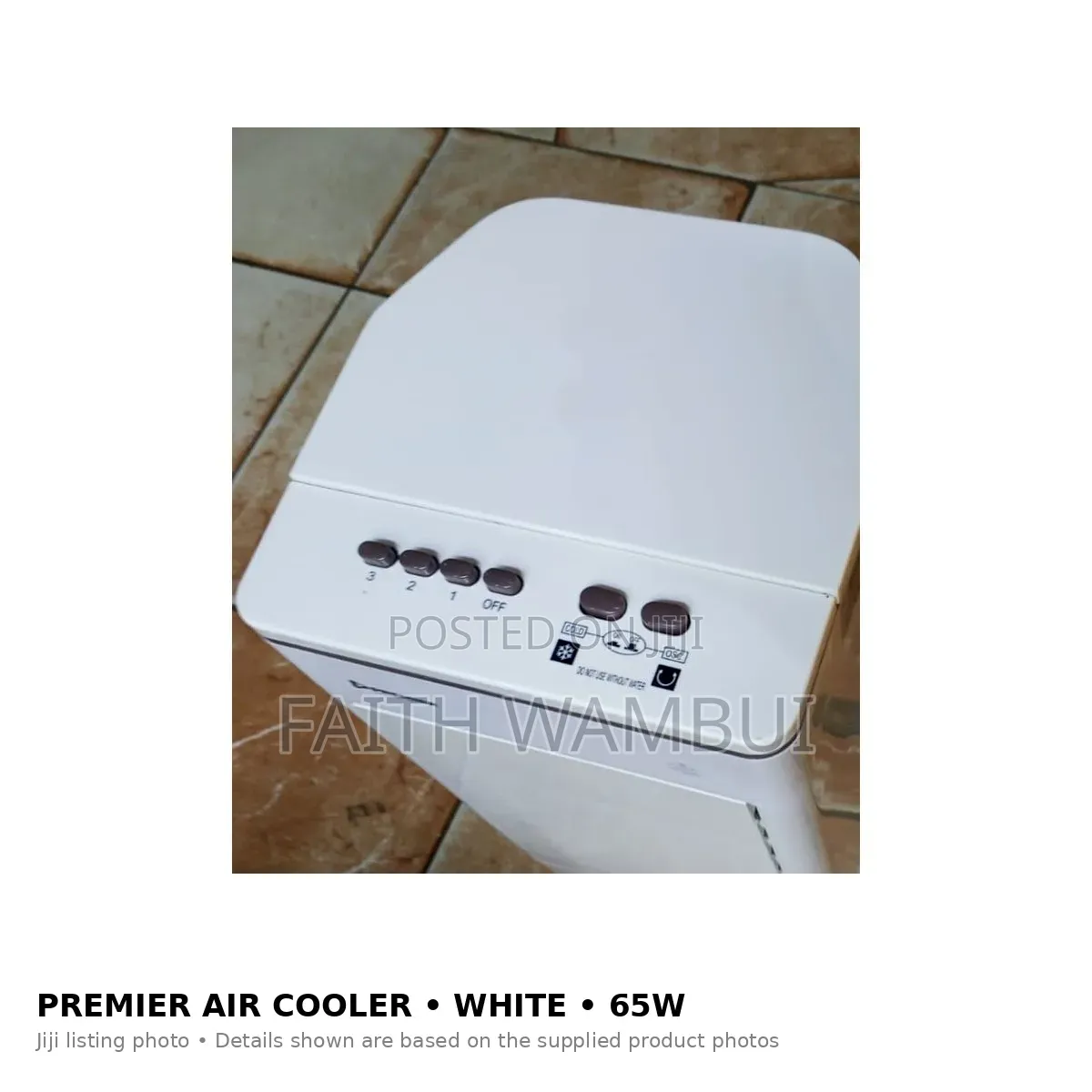 Back in Stock Affordable Premier Air Cooler Machine 65 Watts