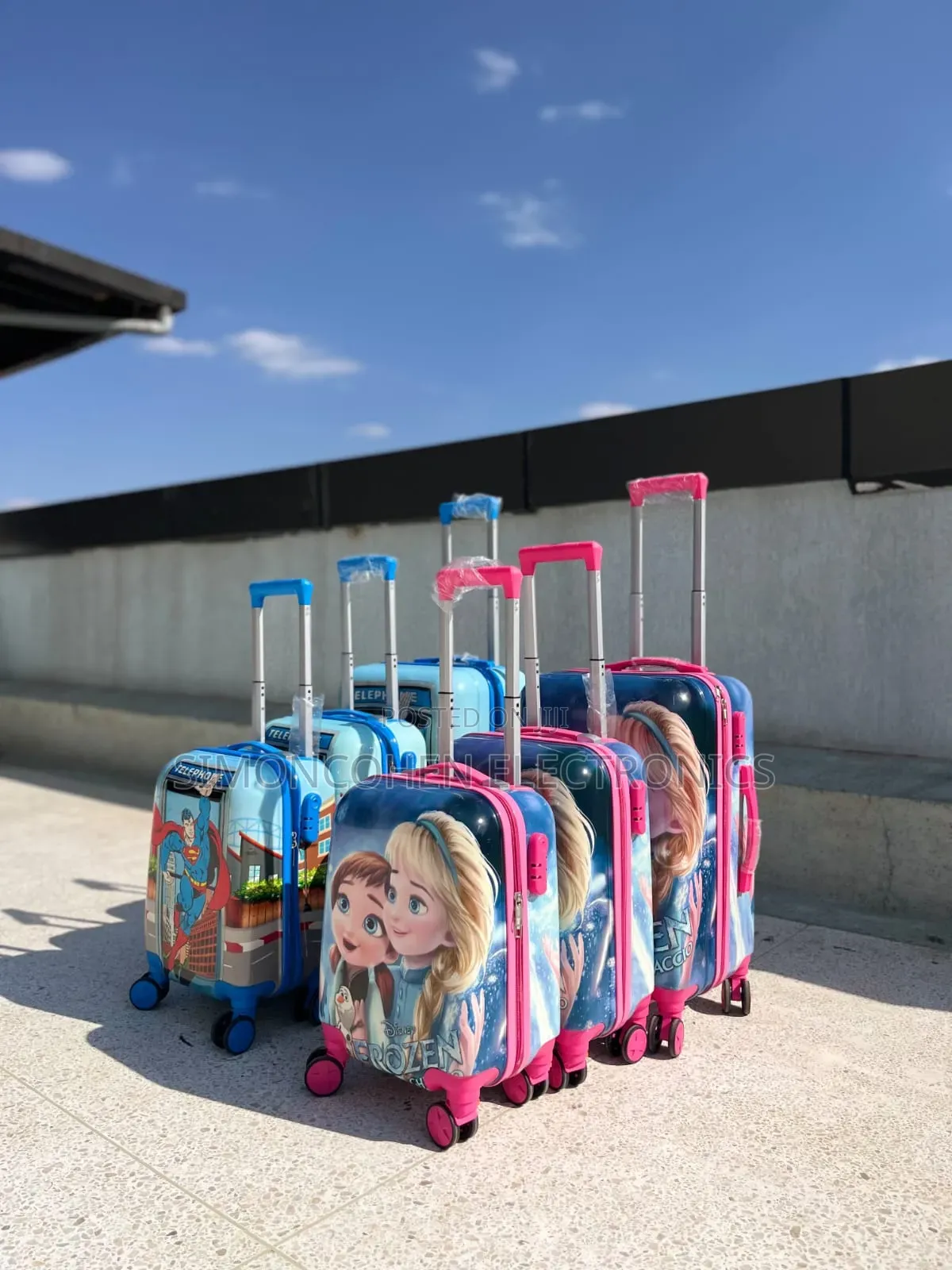 Big Size Kids Cartoon Themed Suitcase