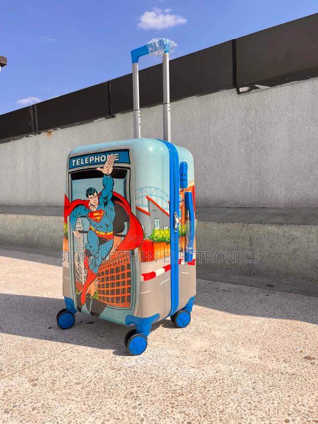 Big Size Kids Cartoon Themed Suitcase - thumbnail 2