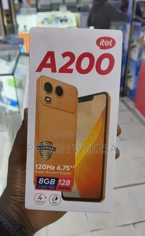 New Itel A200+ 128 GB Silver