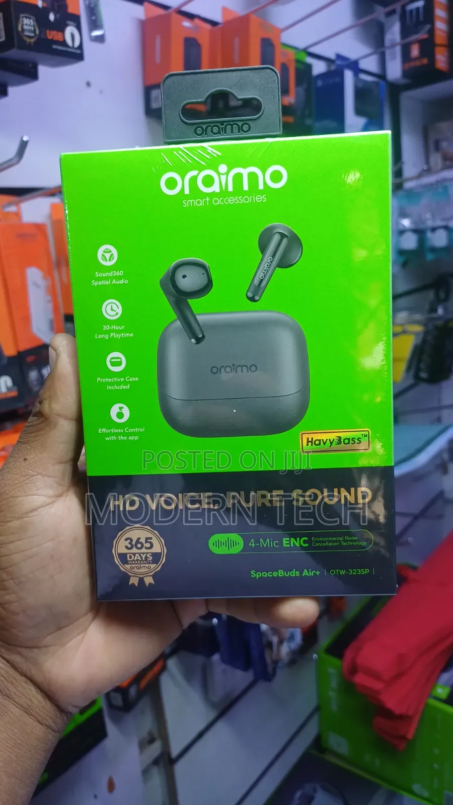 Oraimo SpaceBuds Air+ Oraimo SpaceBuds Air+ Earbuds 30hrs Playtime