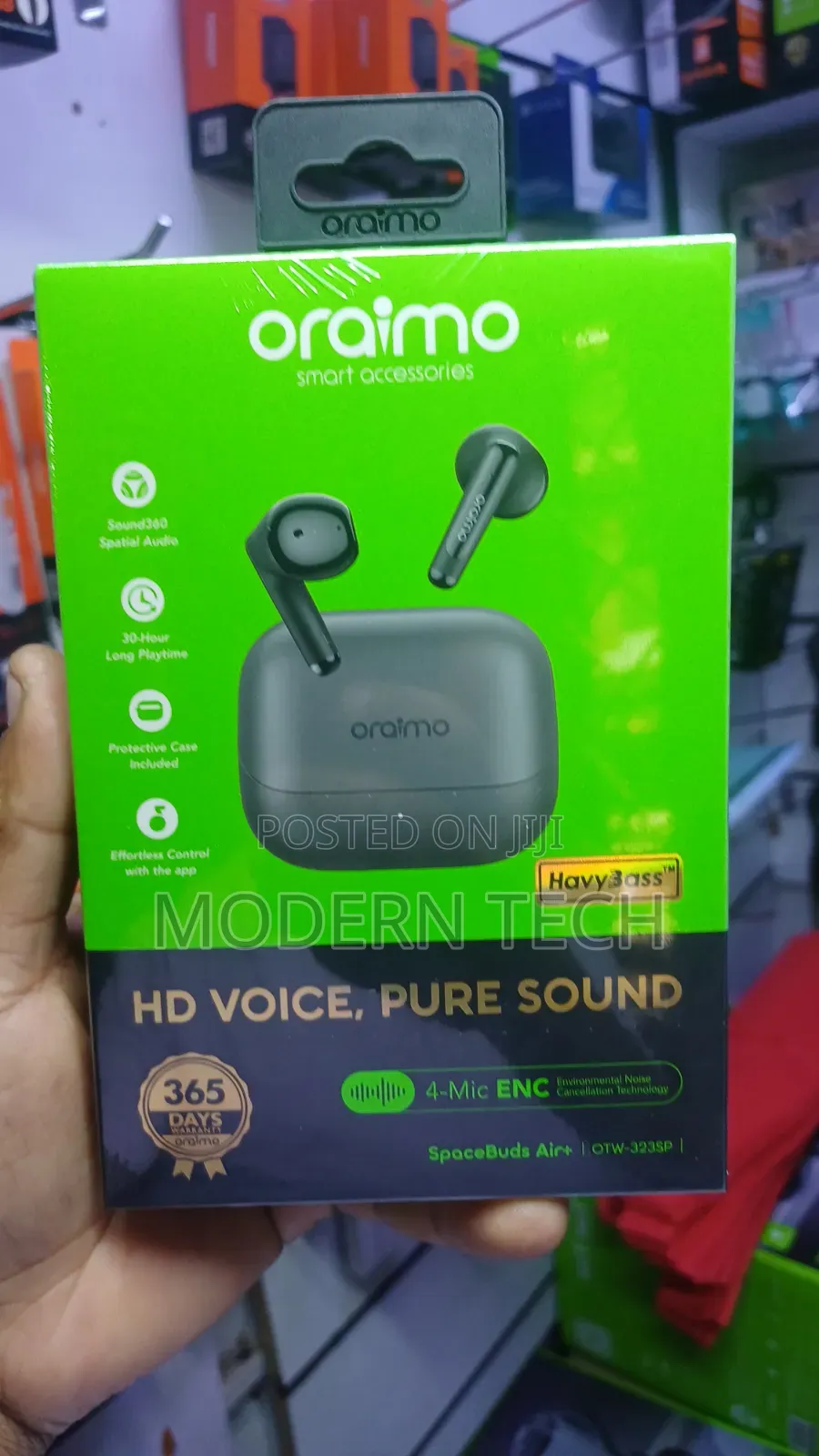 Oraimo SpaceBuds Air+ Oraimo SpaceBuds Air+ Earbuds 30hrs Playtime