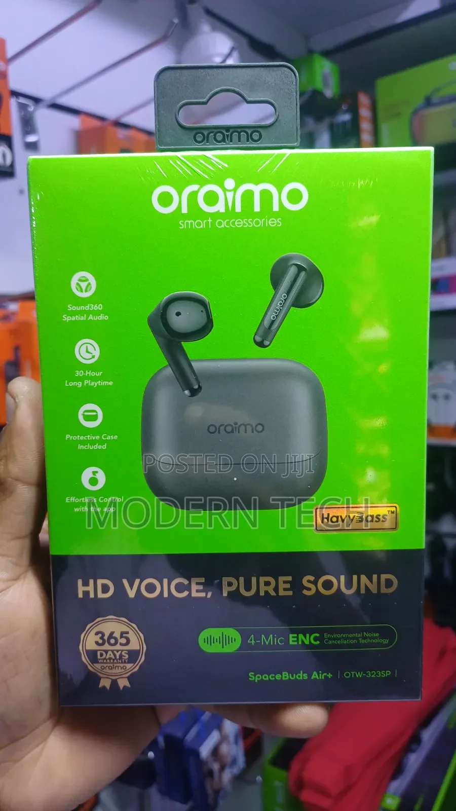 Oraimo SpaceBuds Air+ Oraimo SpaceBuds Air+ Earbuds 4 Mic ENC