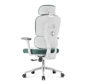 Office Chair : Orthopedic Green Fabric Office Chair