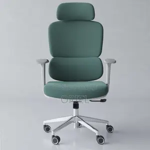 Office Chair : Orthopedic Green Fabric Office Chair