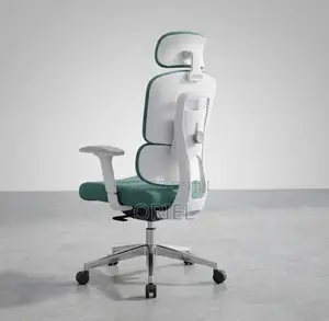 Office Chair : Orthopedic Green Fabric Office Chair