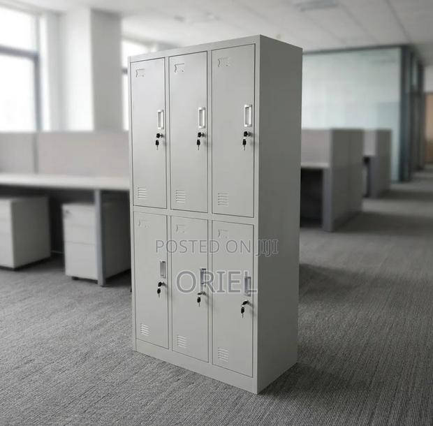 Office Cabinet : Six-Section Steel Locker Cabinet - thumbnail 13